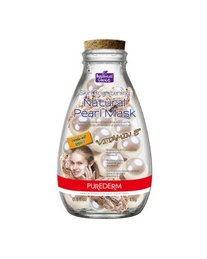 PUREDERM – Masque naturel éclaircissant aux perles – 15g – Vitamin E